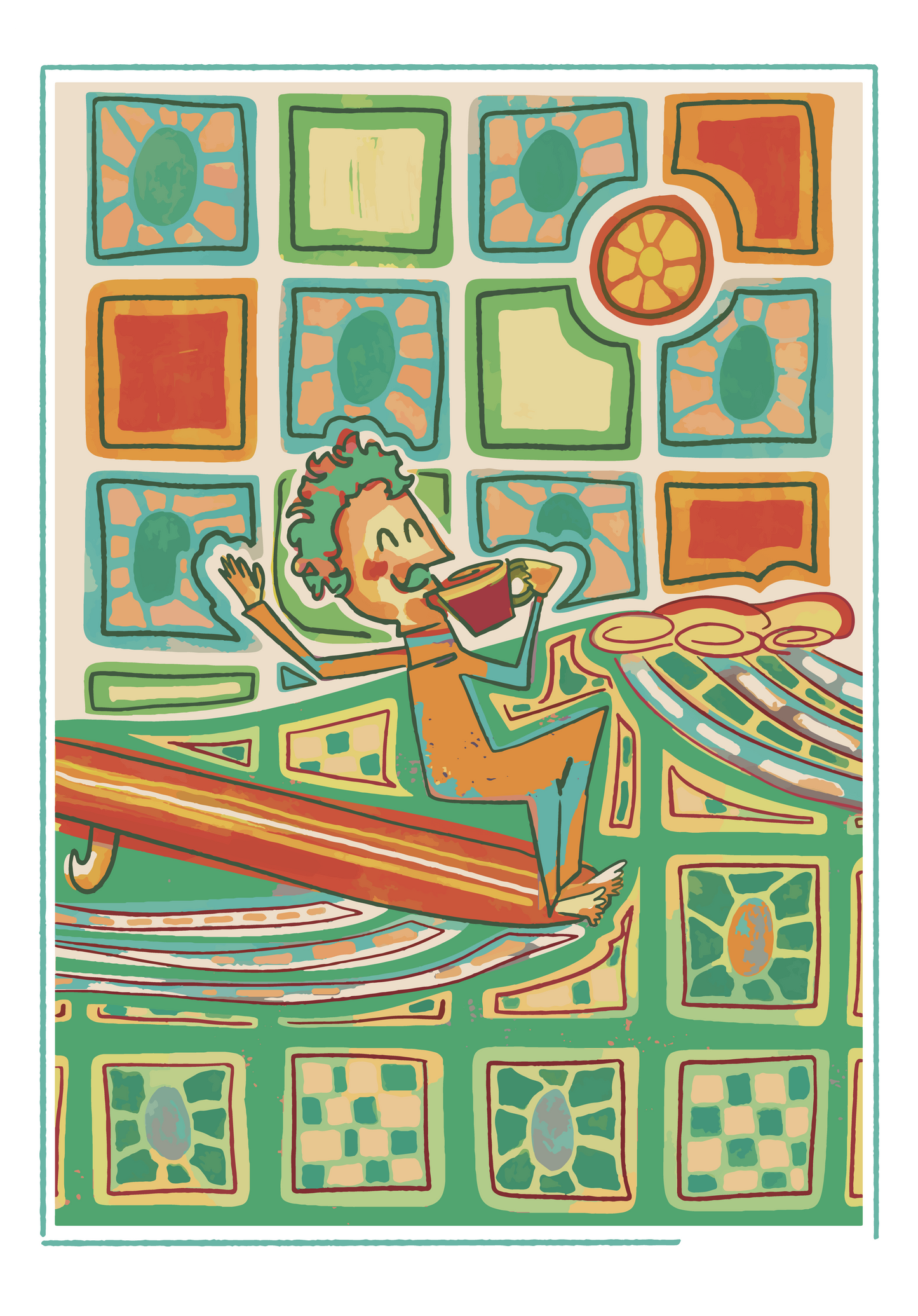 'One More Wave' - Art Print by Gracie