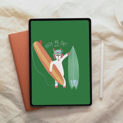 'Meet Me Out Back' - Art Print by Gracie